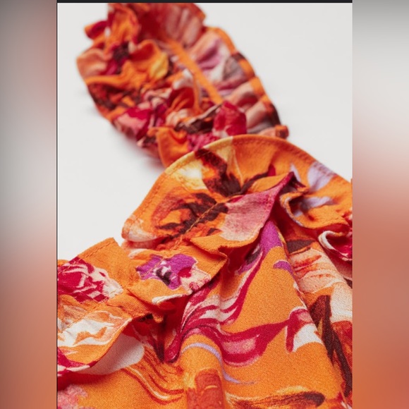 Orange skirt and top co-ord set from H&M - Picture 4 of 4